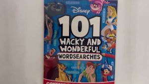 Disney Word Search Activity Book For Kids with 101 Wacky Word Searches 88 Pages