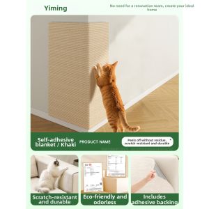 YIMING | Sword Hemp Style Cat Scratching Pad Scratch Protection Non-residue Wear-resistant Adjustable