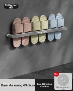 Kệ Để Giày Treo Tường Không Cần Khoan Với Chức Năng Thoát Nước