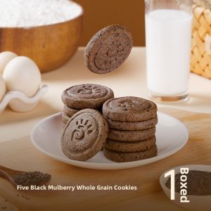 Health Nutritional Breakfast Wheat Bean Crisp Biscuit Low Calorie No Added Sugar Substitutes Meal Snack for Lowering Phlegm