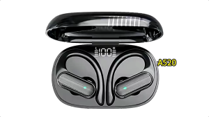 Headphone Nirkabel Sport Bluetooth Earphone Smart Touch HiFI 9D Stereo Tahan Air Ear Hook Headset Dengan Mikrofon