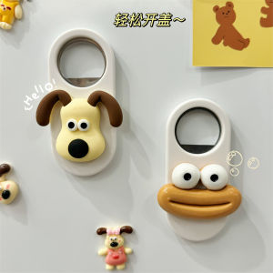 Cartoon Bottle Opener Fridge Magnet Beer Drink Multi-Function Cute Cap Opener Tool Kitchen Cooking Utensils