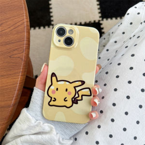 Cartoon Pokemon Phone Case Full Cover for  15Plus 16Promax Couples 14Pro Pikachu 13 Case Hard XR Edge Protection