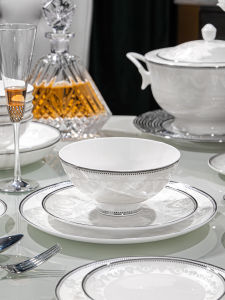 COMEPUSSI | Household Personal Bone China Bowl Attractive Rice Hat Bowls Gift