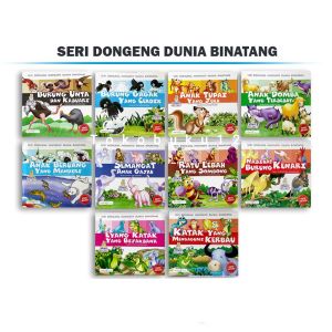 Paket 10 Buku Cerita Dongeng Inspiratif Lingkar Media