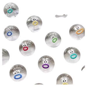 Transparent Soft Gel Squeezable Toy Cute Cartoon Nosedog Stress Relief Venting Ball Female Version Mud Texture Sensory Toy