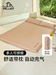 นอนสบาย เตียงพับได้แบบอัตโนมัติ ป้องกันความชื้น ใช้งานได้สองคน ขนาดปกติ ป้องกันความชื้น สำหรับการนอนกลางแจ้ง ปาร์ตี้ วันหยุด ไปเที่ยวบ้านพักผ่อน