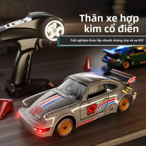 Xe Điều Khiển Từ Xa Mô Hình Tỷ Lệ 1/43 Kiểu Drift Sử Dụng Con Quay Hồi Chuyển Thân Xe Bằng Kim Loại RC4WD Có Đèn Nền Nhiều Màu Sắc Điều Khiển Từ Xa Dành Cho Bé Trai Đồ Chơi Sẵn Sàng Sử Dụng