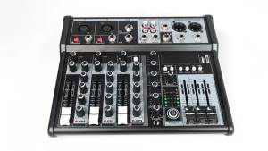 Depusheng | Bàn Trộn DJ Depusheng XT4 4/7 Kênh Với Hiệu Ứng DSP 99-bit Giao Diện Âm Thanh Karaoke USB Bluetooth +48V Phantom