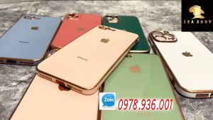 [ĐỘ iP12] Ốp lưng iPhone 11 Pro Max 11 11 Pro- Nhựa dẻo -- VIỀN BÓNG Thiết kế viền vuông giống iPhone 12 - Kính full màn 21D 9D Cường lực chống nhìn trộm