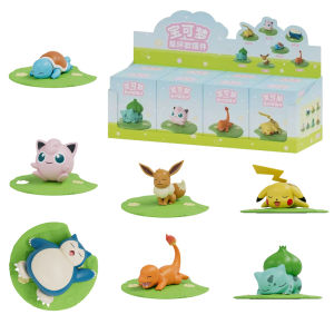 ของแท้โปเกมอน ชาร์มันเดอร์ สโนร์แล็กซ์ อีวุยตุ๊กตาการ์ตูนพิคาชูตุ๊กตาตั้งโต๊ะเครื่องประดับของเล่นเด็กของขวัญคริสต์มาส