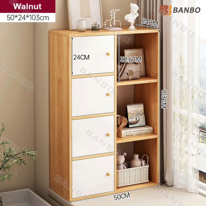 Wood locker store storage cabinet