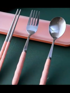 Alloy-made Stainless Steel Spoon/Fork 12 pieces or 3-in-1 option available