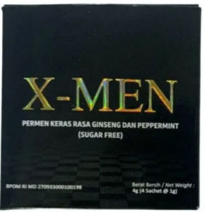 permen xmen 1box isi 4pcs permen mentok  pria dewasa 1BOX (XMEN permen sayang istri)