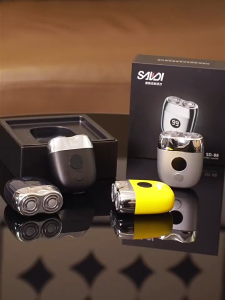 SADI Mesin Cukur Janggut Mini Electric Shaver Machine Full Body Wash Shaver Man Waterproof Dual Floating Blade