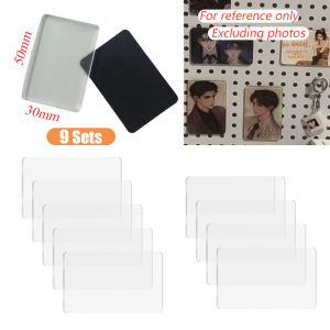 9~50Set 5×3cm DIY Acrylic Magnet Kit Refrigerator Magnet Rectangle Home Decoration Custom Photos Postcard Handmade Crafts