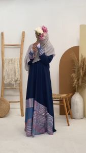 KUPNAD Gamis Katun Batik Toyobo - Khalisa Dress Wardah