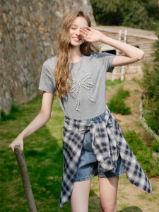XIANGYING | Elegant Design Women T-Shirt