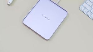 PULWTOP iMac USB Hub with 4K HDMI Ethernet USB A/C 10Gbps SD/TF M.2 SSD Enclosure (SSD Not Included) for M1/M3/M4-Purple