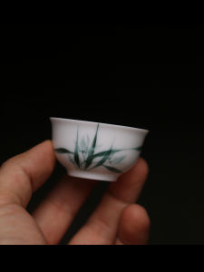 Hand-Painted Ceramic Tea Cup Resistant Lishan Electric Wood Tea Tray Suitable for Underglaze Color Porcelain