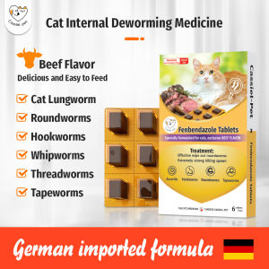 【Buy 3 Free 2】Cassiel Pet Chewable Tablet Anti Tick Flea Medicine Heartworm2in1 Dewormer for Cat 猫咪专用体内外驱虫药