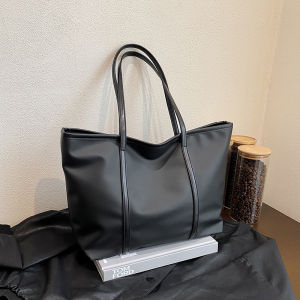 Large Capacity Soft Leather Student Bag 2025 New Womens Single Shoulder Tote Bag Korean Style Retro Backpack for Young People