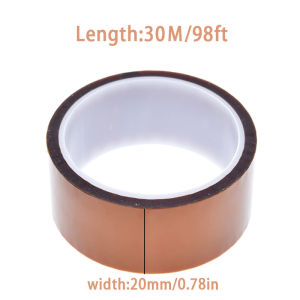 1pc High Temperature Resistant Tape 3d Printing Board Protection Tape Multi Size Anti Static Lithium Battery Insulation Tape