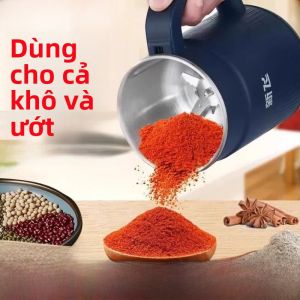 Máy Xay Bột Siêu Mịn Frestec MF-8888 Máy Xay Bột Gia Dụng Đa Năng Máy Xay Bột Thuốc Liệu Pháp 3 Phụ Kiện 500g