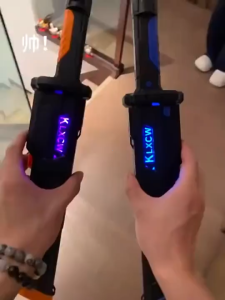 42CM Sparkblade Sword Toys 2-In-1 Colorful Streamer Glowing With Spark & Smoke Effect Light Sword Cosplay&Display Katana