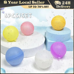 Water Balloons Reusable Self Sealing & Quick Fill Water Balls Toys with Magnetic suction closure Summer toys- Large size 7cm Magnetic Reusable Water Ball Quick Fill Self Sealing Silicone Water Ball Kids Summer Pool Outdoor Water Toys