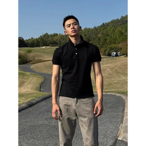 Áo Thun Polo Cotton GTLA Mùa Hè Cho Nam Áo Thun Cổ Polo Tay Ngắn Ôm Vừa Vặn Thường Ngày Bằng Vải Cotton Pha Trộn