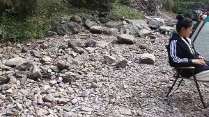 Kursi Lipat Dengan Gagang Kayu & Kursi Camping