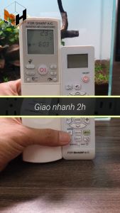 Điều khiển điều hòa Sharp - Remote máy lạnh Sharp hàng loại 1 bảo hành 30 ngày