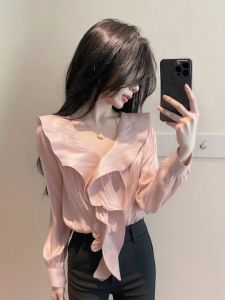 Pink Luxurious Stylish Younger-looking Designed Shirt