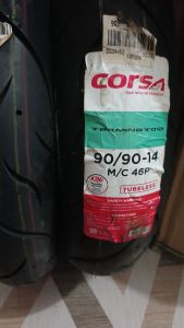 Ban luar Corsa teminator 90/90-14 tubeless