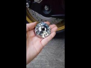 ฝาปิดดูมล้อหลัง ฝาปิดอาร์ม สแตนเลส FORZA 350/ADV 350 1ชิ้น