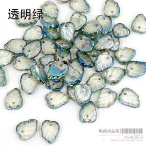 Pha Lê Nhân Tạo Rời Hạt 11*14 Mm Bầu Hình Lá Tự Làm Thủ Công Chất Liệu Trang Sức Thời Trang Làm