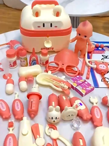 Little Doctor Toy Girl Box Set Nurse Children Pretend Play Boy Stethoscope Baby[ljb]
