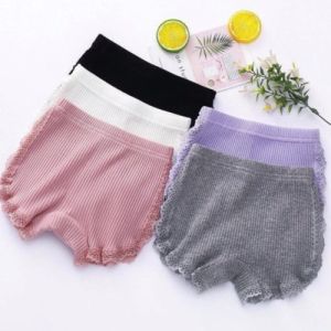 Kids Safety Shorts & Cotton Soft Lace Underwear: Comfortable & Breathable Options for Girls 3-15 Years Old
