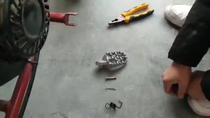 (2pcs Black) Aluminum Foot Pegs Universal Front Foot Pedal Dirt Bike Accessories COD【Original+24hours delivery】