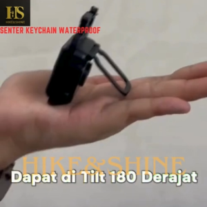 Senter Mini LED Keychain Portable Waterproof Gantungan Kunci