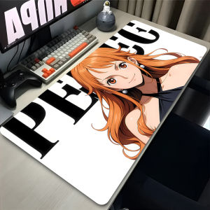 Bandai | Mouse Pad White PC Accessories One Piece Anime Girl Mousepad Laptop Gamer Keyboard Pad Office Computer Gaming Rubber Mouse Mat