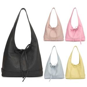 Womens Small Crossbody Bag with Bowtie Design PU Leather for Casual Shopping and Travel Needs