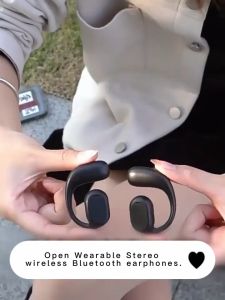 JS270 original Open Wearable Stereo wireless Bluetooth earphones with mic Digital display
