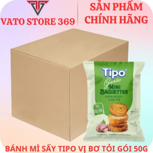 Bánh mì sấy TIPO vị bơ tỏi gói 50g