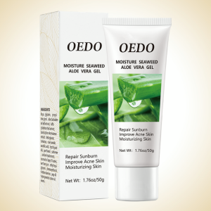 OEDO Seaweed Aloe Vera Gel: Hydrating & Whitening Day Cream for Acne, Anti-Aging, Wrinkle Reduction & Collagen Boost