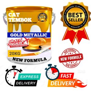cat gold metalik emas metalik cat tembok akrilik 20kg glosyy tahan cuaca