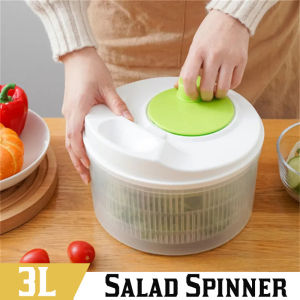 Vegetable Dryer Salad Spinner Fruits Wash Basket Clean Drying Spinner