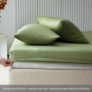 shui yang | High Quality Lyocell Tencel Cool Sensation Bed Sheet Set