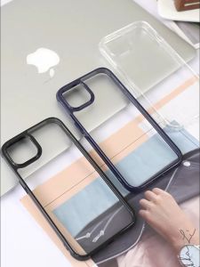 LEEU Transparent Acrylic Anti-fall case compatible for iPhone 11/12/13/14/15/xr/xs/xs max/pro max